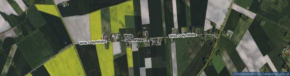 Zdjęcie satelitarne Wola Gołymińska ul.